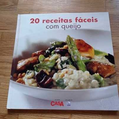 vendo livro 20 receitas fáceis com queijo