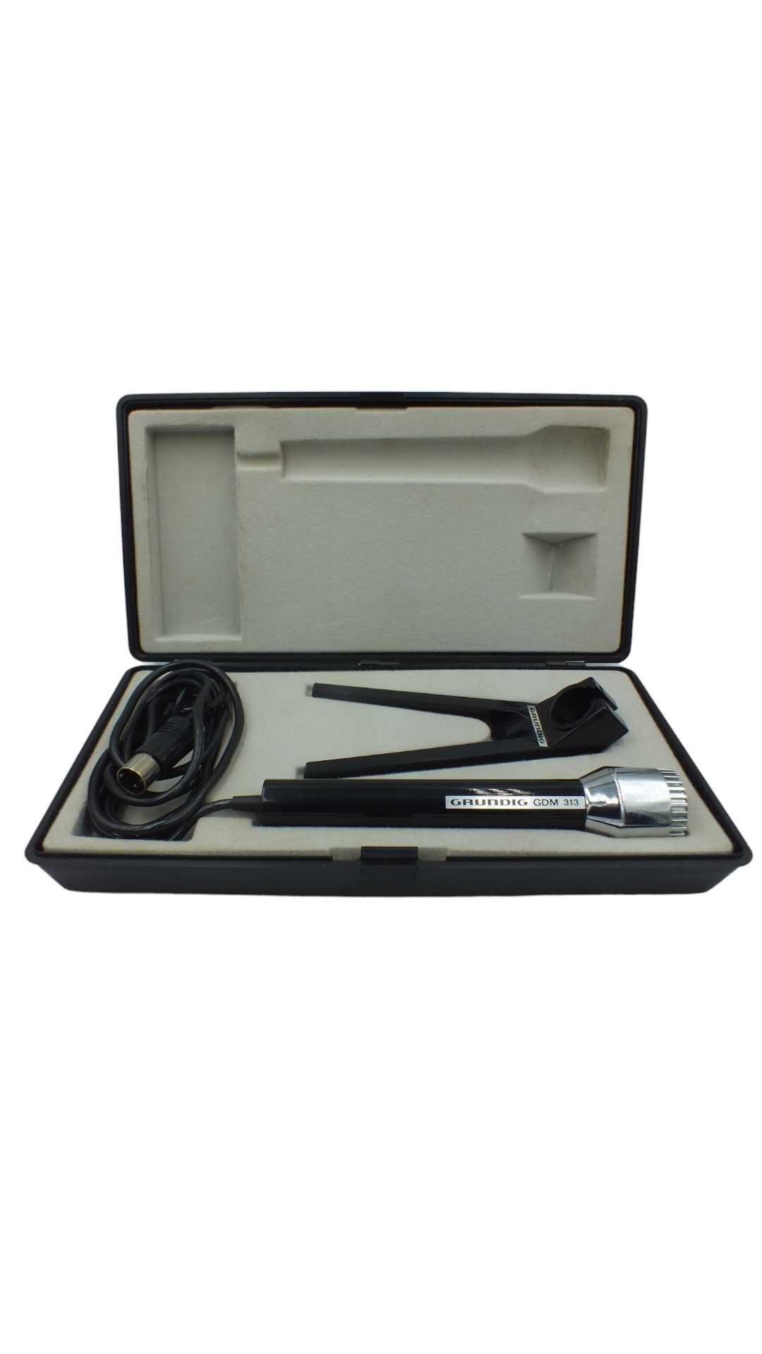 Mikrofon Grundig GDM 313 dynamiczny + oryginalne etui  LK