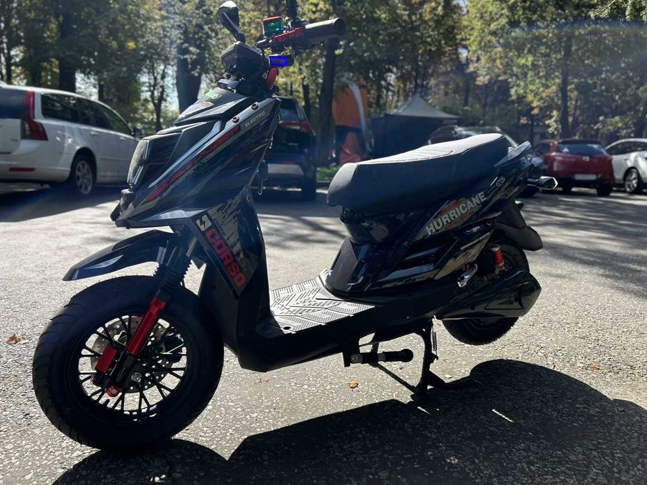 Електричний мопед Corso Hurrican 2500Вт літій-залізо-фосфатний