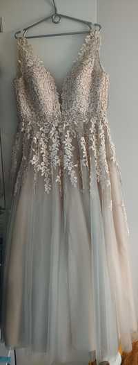 Sukienka tiulowa Ślubna 42/XL PREMIUM