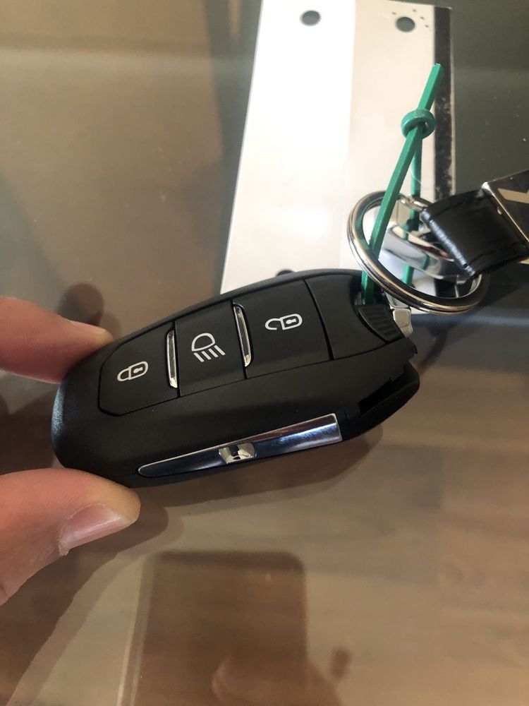 Chave keyless citroen original nova