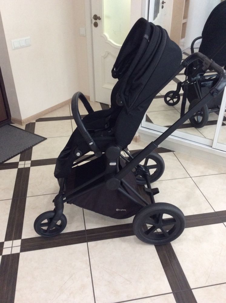 Коляска прогулочная cybex platinum black