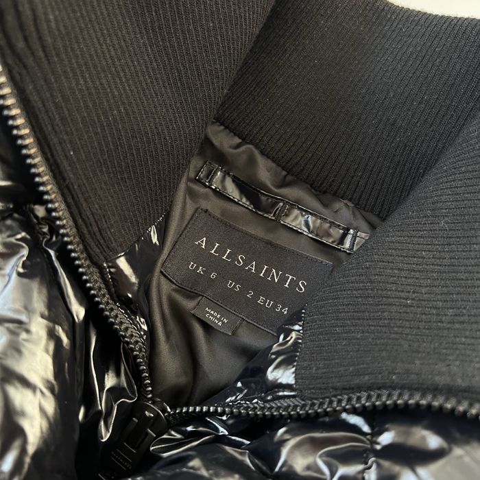 Allsaints  navie puffer пуховик