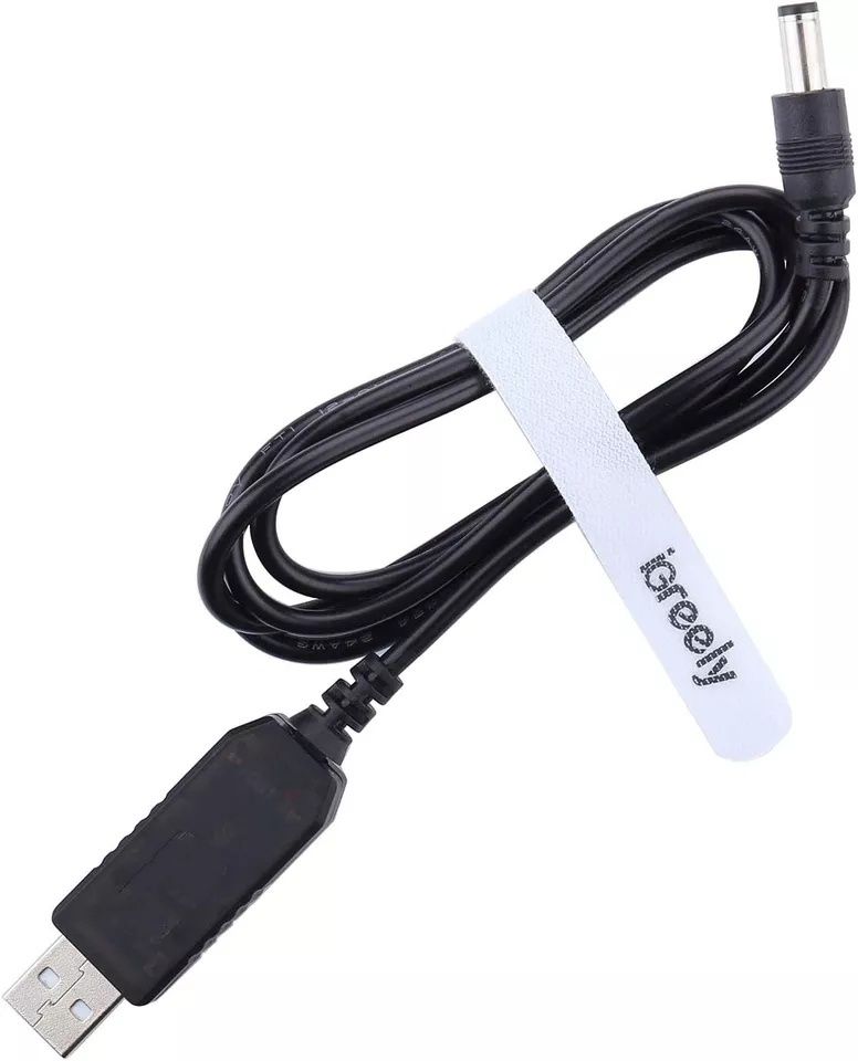 USB кабель для роутера с преобразователем  с 5V на 9V,12V (Powerbank)