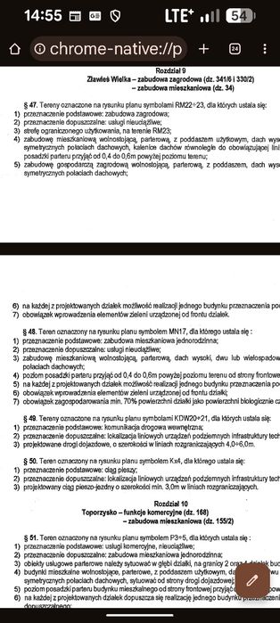 Działka Zlawieś Wielka 4.104 m2