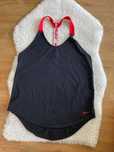 Nike just do it koszulka top czarny sportowy dri it 36 s