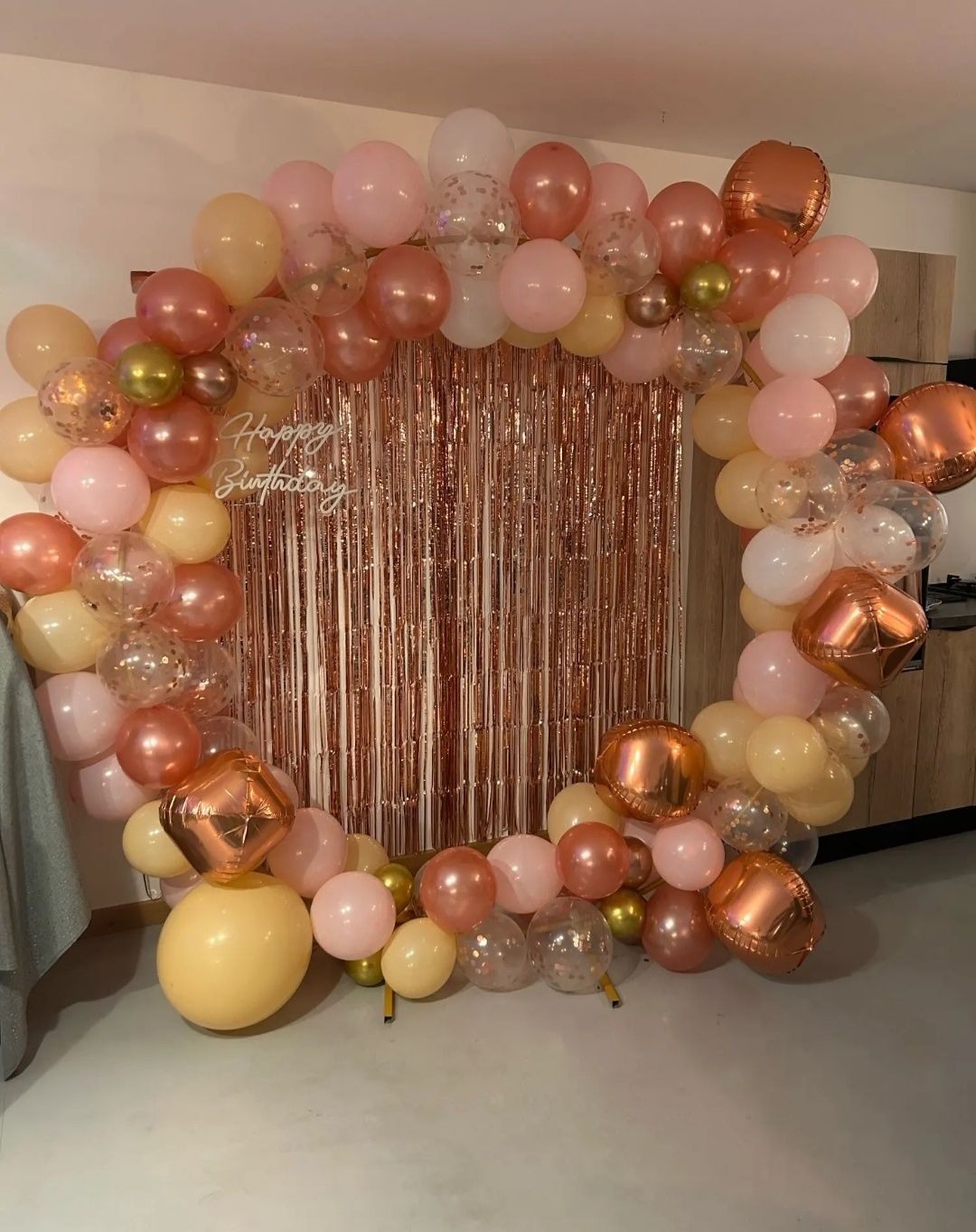 Ścianka balonowa Radom i okolice balony girlanda koło hel plan stołów