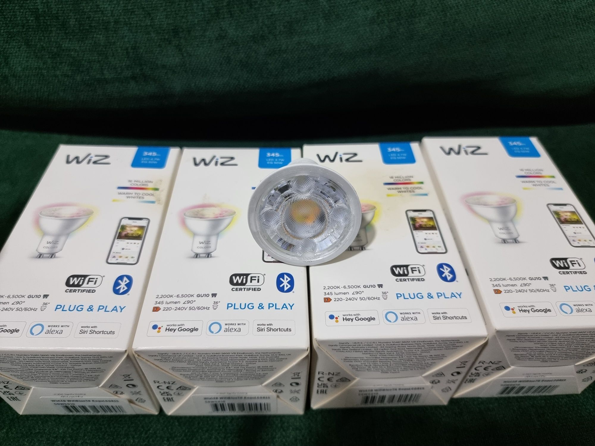 Lampada GU10 WiZ WiFi LED