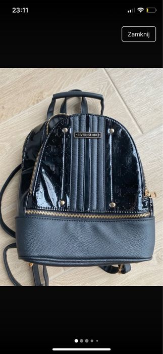 Mały czarny plecak River Island