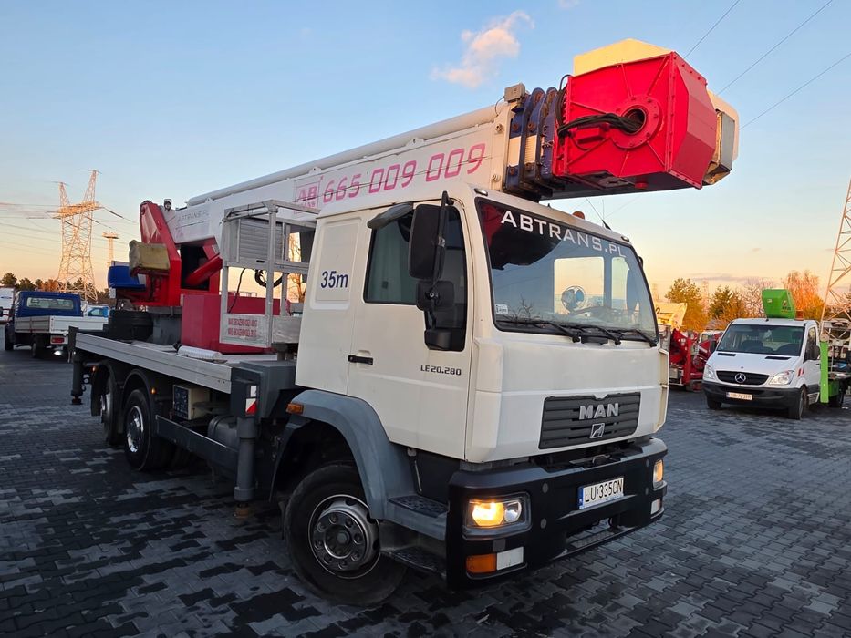 Podnośnik koszowy 35m