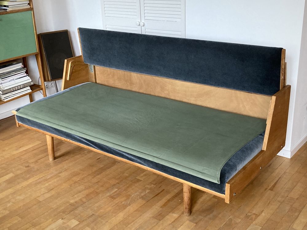 Duńska sofa Hans Wegner dla Getama GE 258, lata 60, klasyk designu