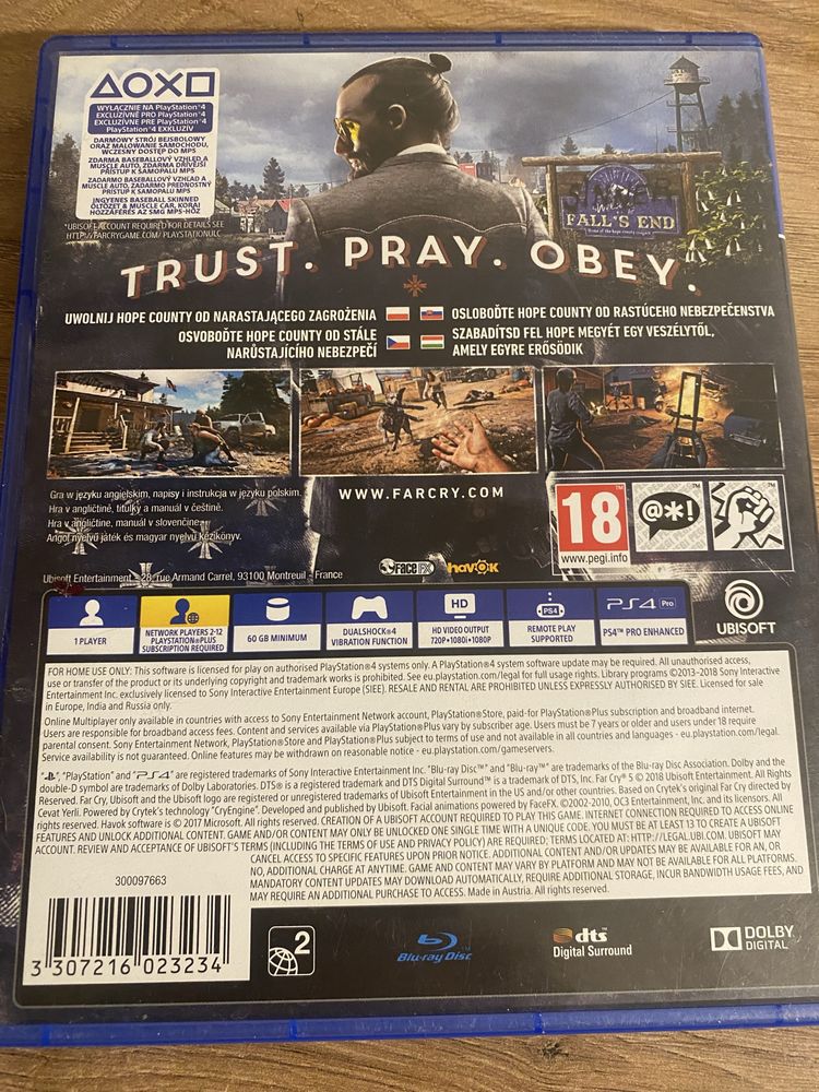 FARCRY 5 b.dobry stan ps4/5