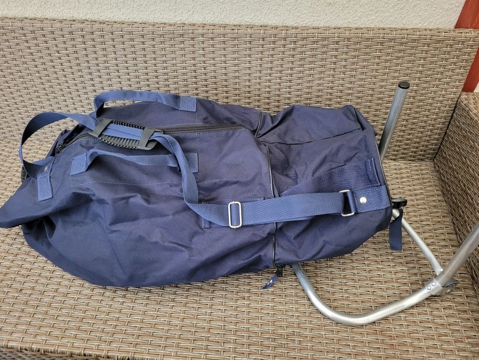 Worek marynarski ze zdejmowalnym stelażem na kółkach