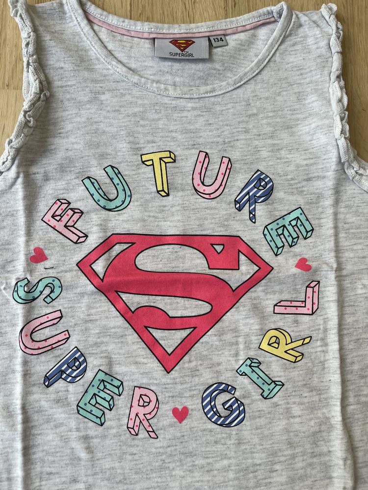 Koszulka na ramiączka Super Girl Pepco 134 cm