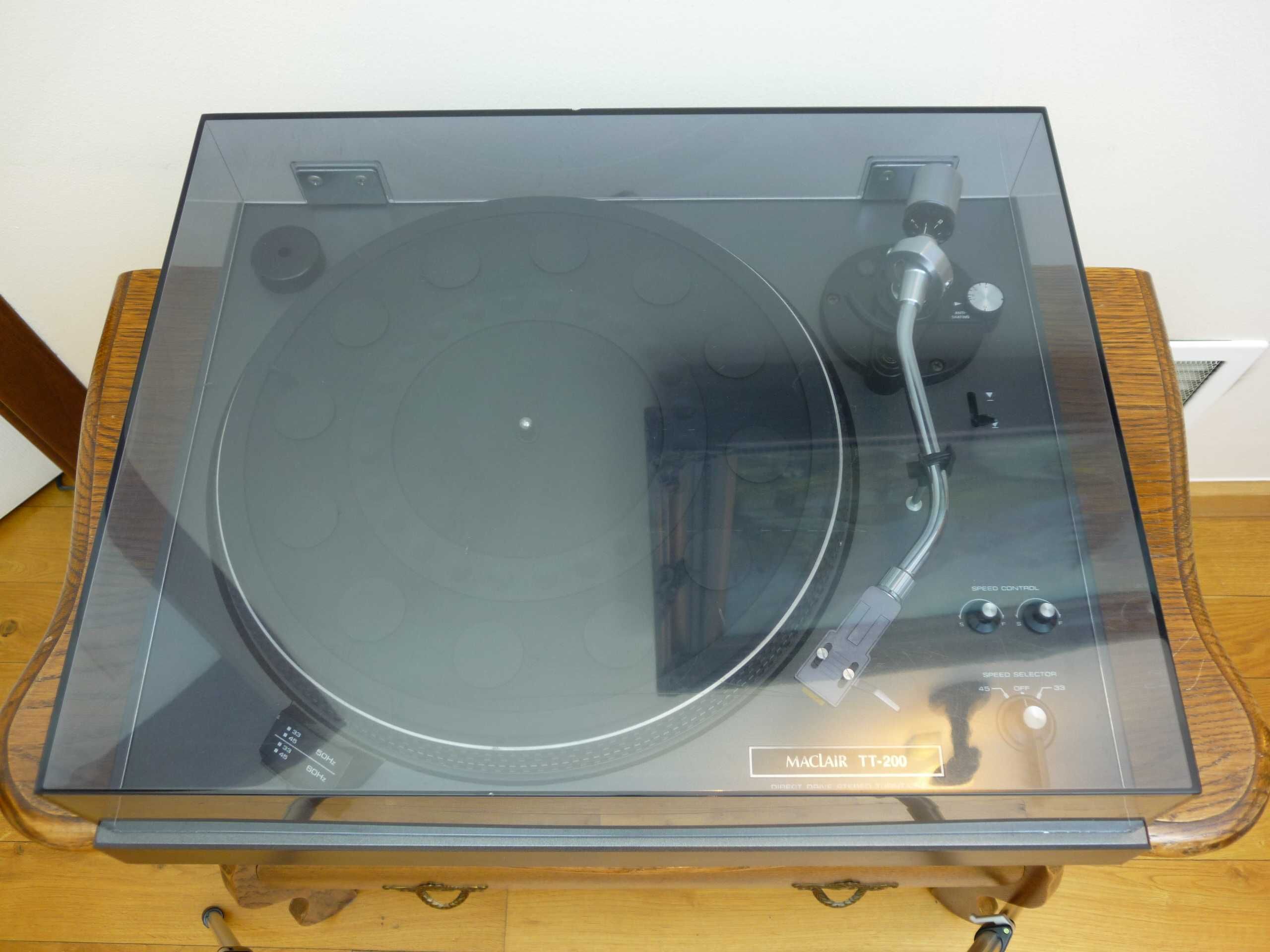Gramofon MACLAIR TT-200 JAPAN Direct Drive st. idealny