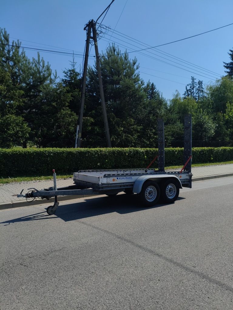 DMC 2700 kg. Przyczepa pod minikoparkę wozidlo i inne maszyny budowlan
