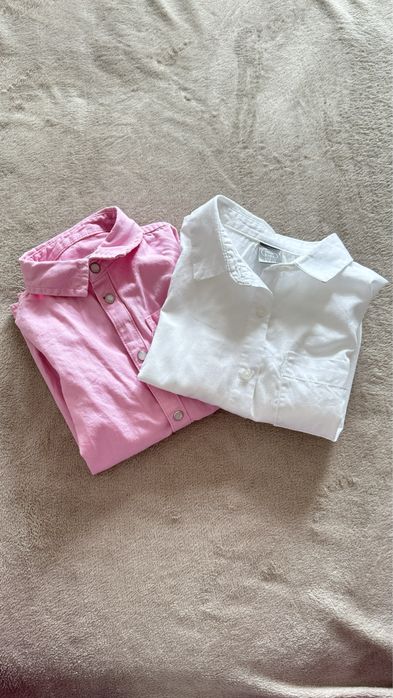2 Bluzki/koszule z miekkiego materialu 110