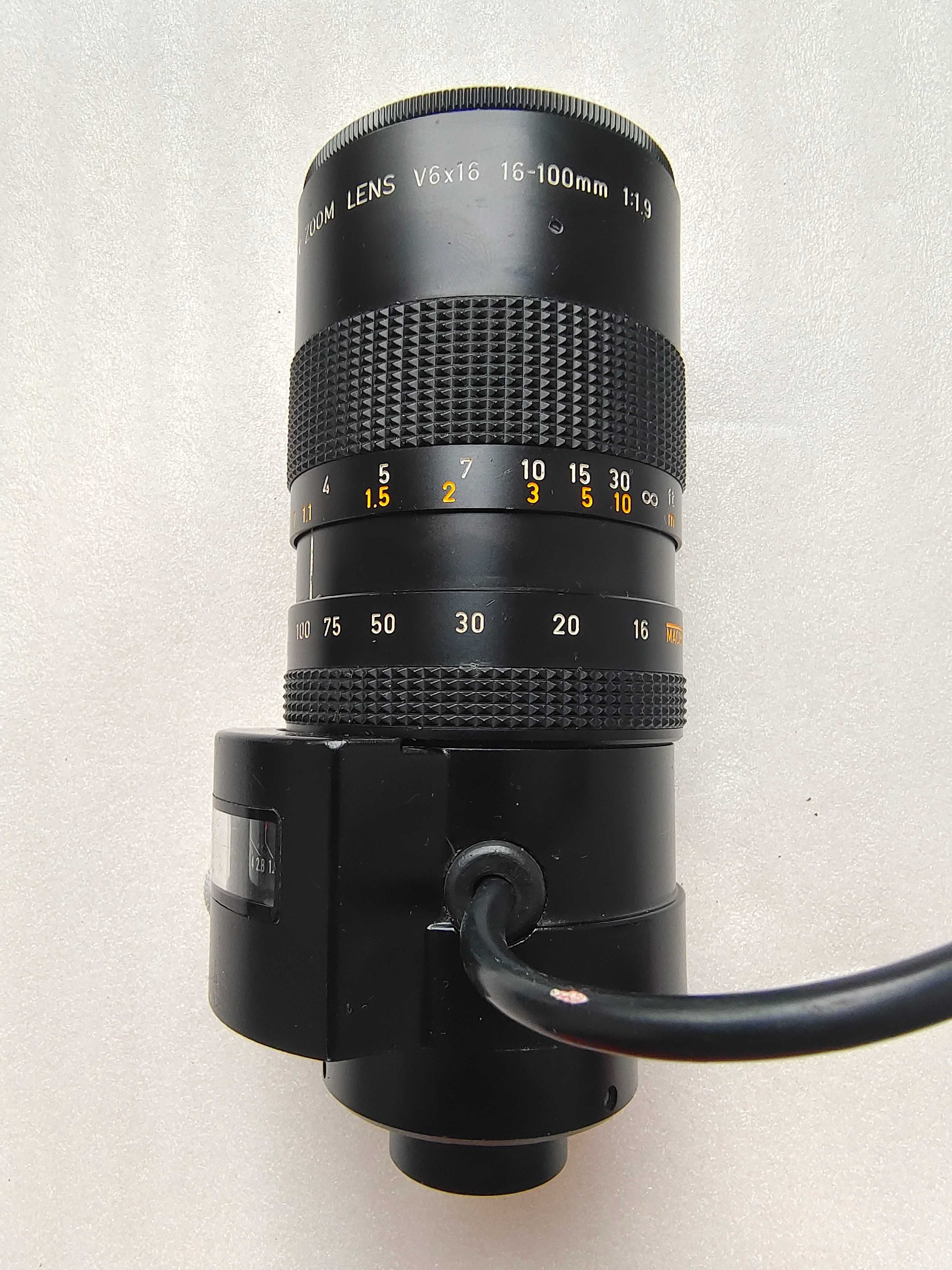 Obiektyw Canon TV ZOOM LENS V6x16, 16-100mm, F1,9
