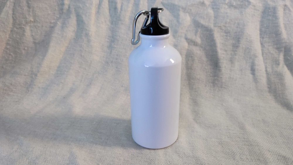 Bidon aluminiowy z karabińczykiem