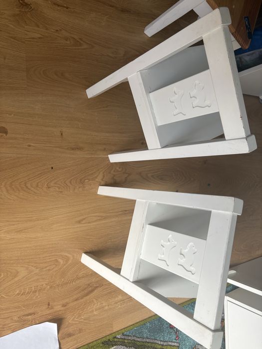 IKEA Kritter krzesła i stół biurko