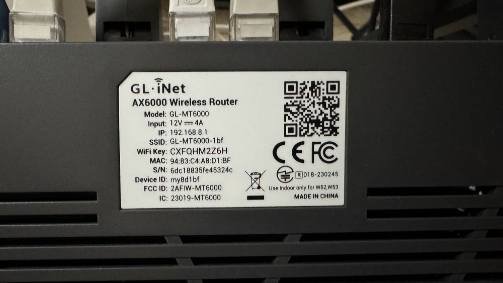 Роутер РGL.iNet Flint 2 (GL-MT6000)