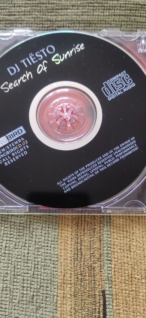 DJ Tiesto - In Search of Sunrise, Album CD