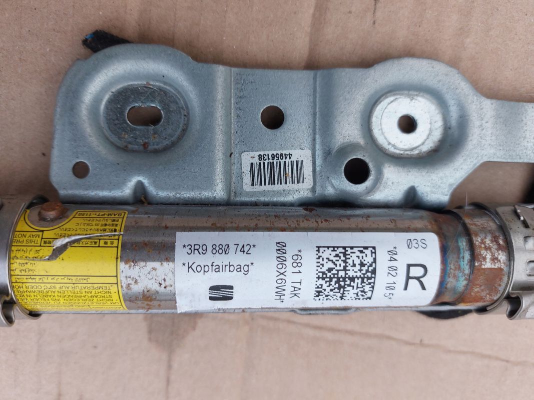 Seat Exeo 09-13r Kombi Kurtyna Airbag Prawa 3r