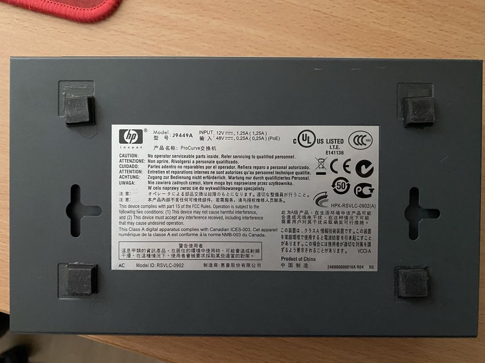 HP 1810G-8 ProCurve Switch J9449A