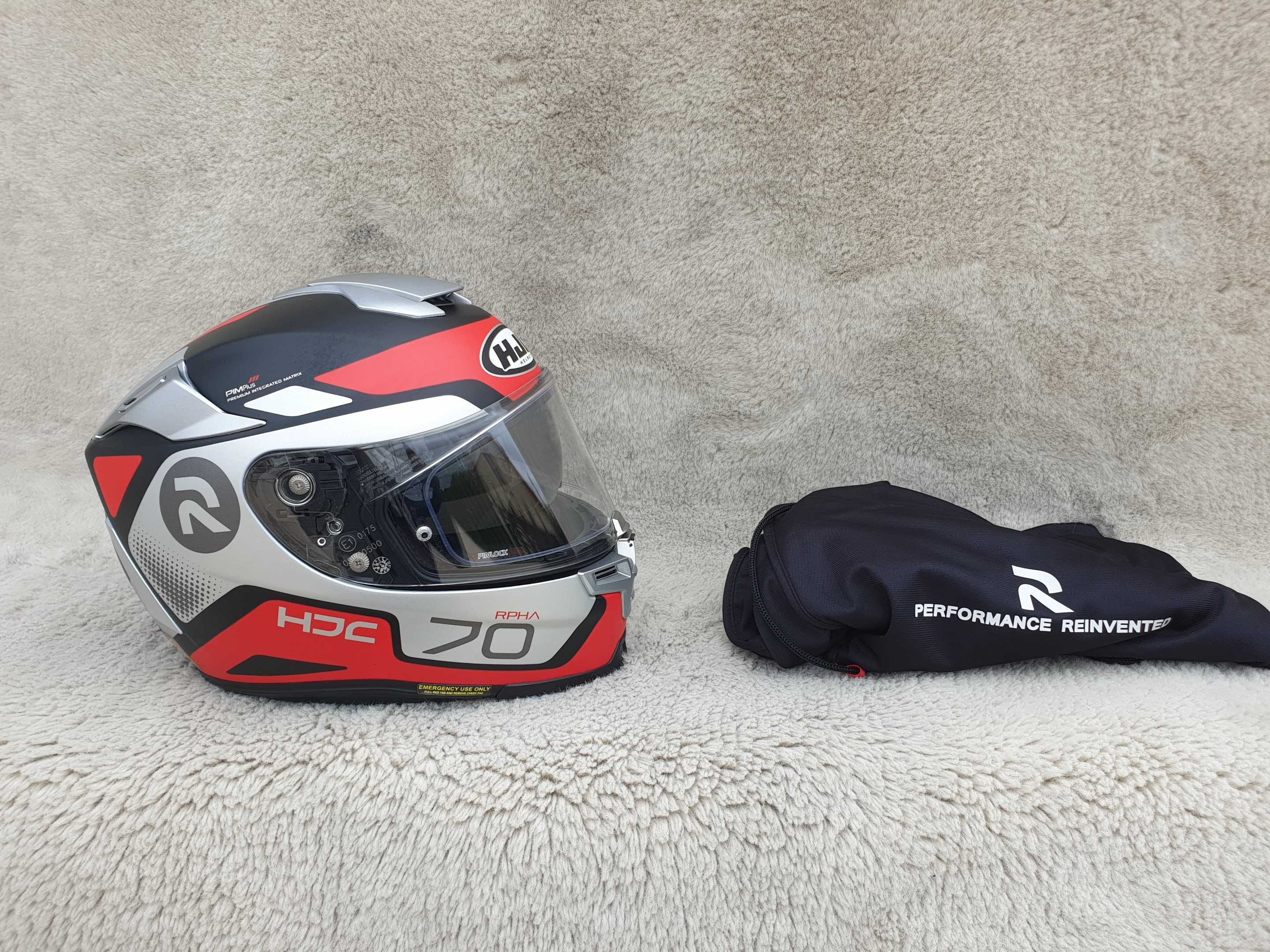 Hjc Rpha 70 rozm M Kask motocyklowy z blendą.