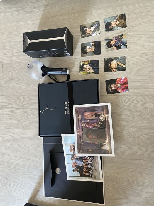 KPOP BTS - Wings Concept Book + Lightstick Ver.3