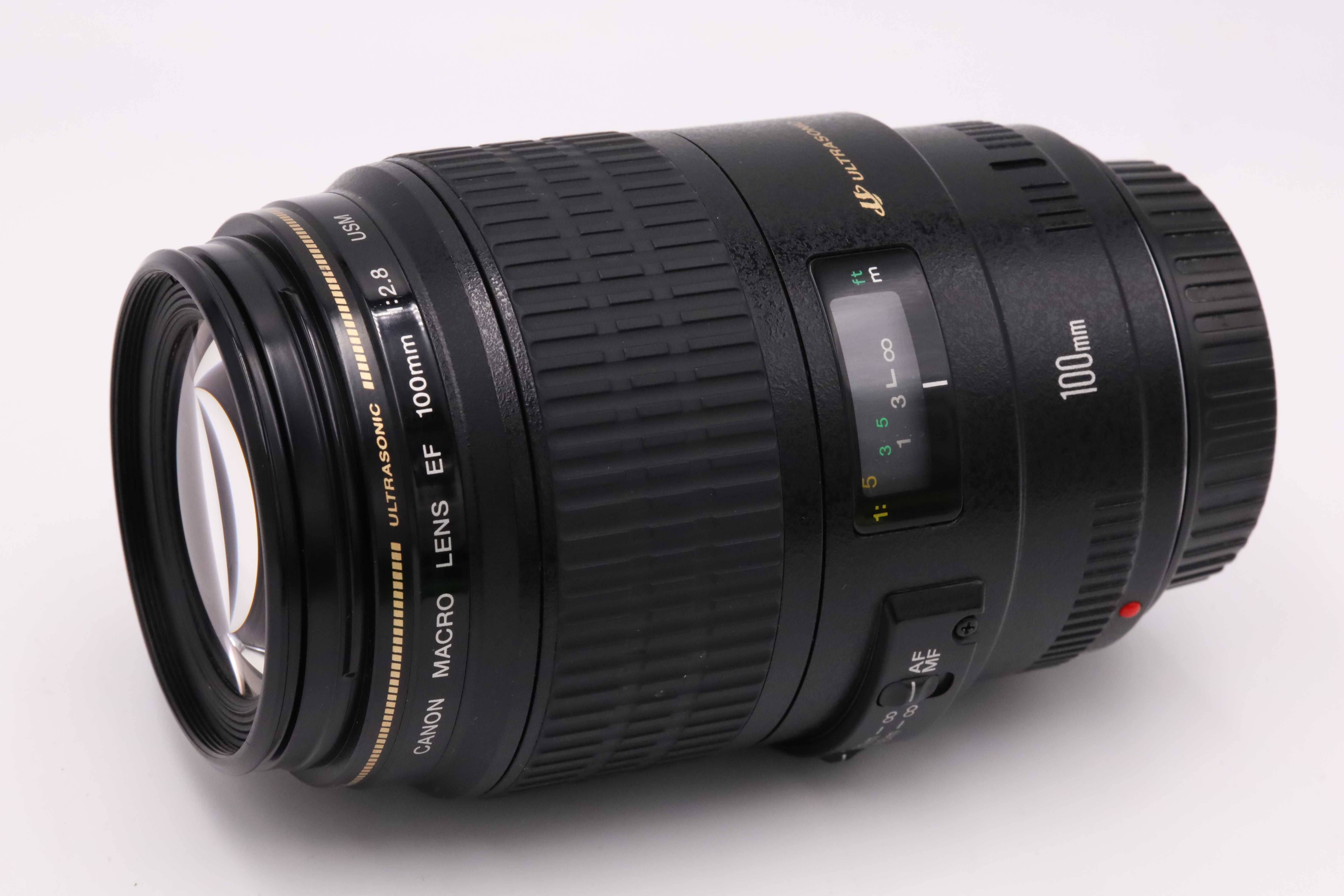 Canon EF 100 mm F 2,8 Macro USM zadbany obiektyw