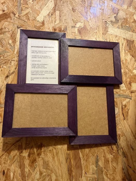 Ramka odcisk glinka 35 x 35 nowa