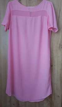 Różowa pudrowa lekka sukienkavtunika Atmosphere rL
