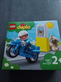 Lego duplo nowe motocykl policyjny 10967