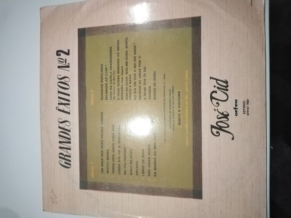 José Cid grandes êxitos vinil