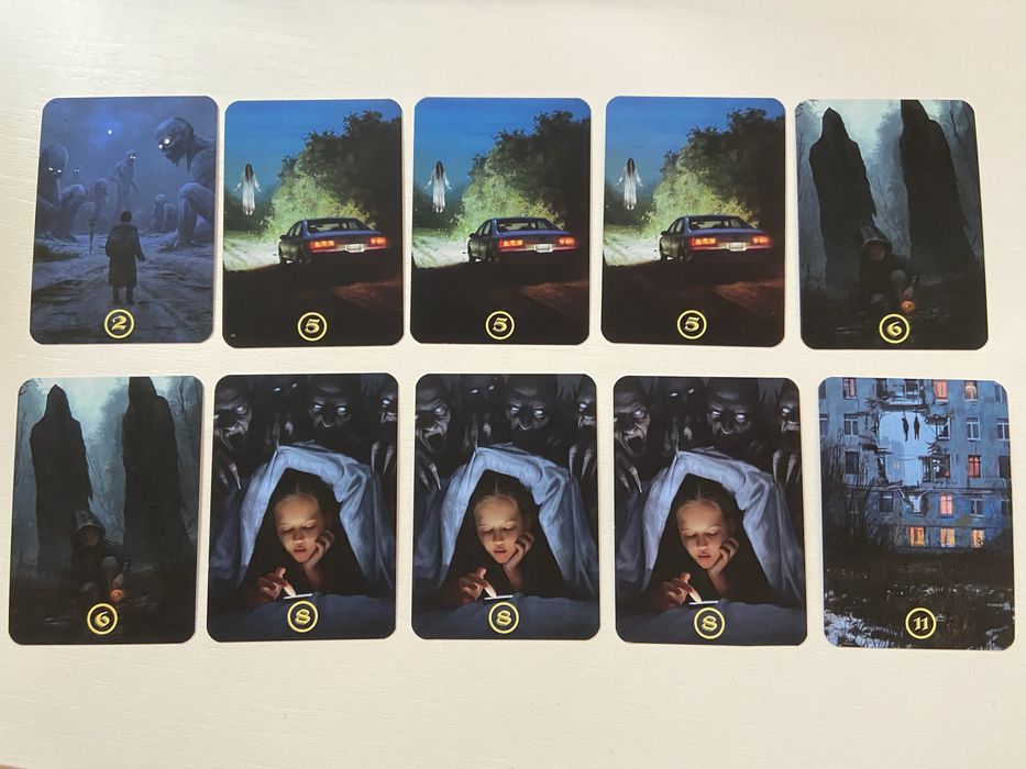 Karty kolekcjonerskie TCG Księga Jesiennych Demonów Kartky