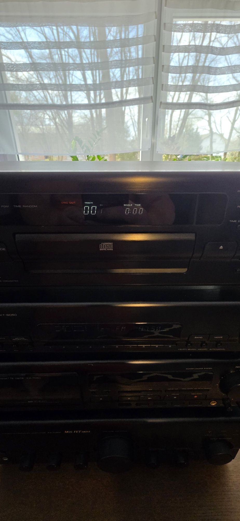 Wieża Kenwood najwyższy model KA-7050R, DP-7050, KT-6050, plus piloty