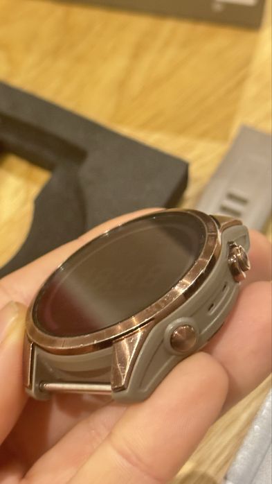 Limitowany Zegarek Garmin Fenix 7S Sapphire Solar ciemnobrązowy tytan
