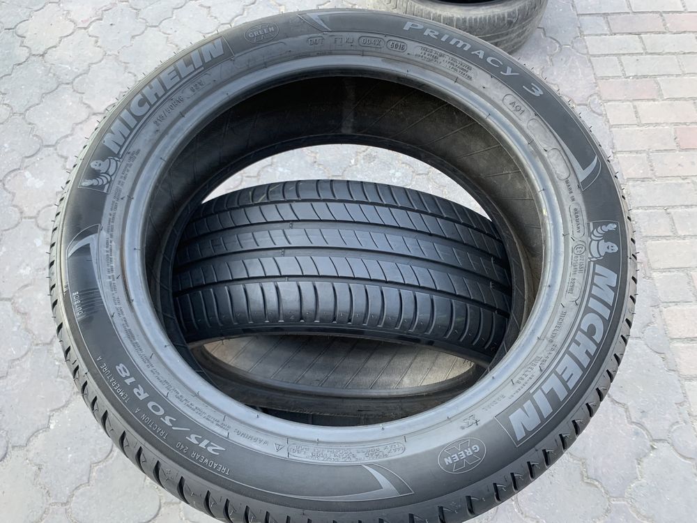 Летние шины 215/50/18 Michelin Primacy3 | 90%остаток | 2021г