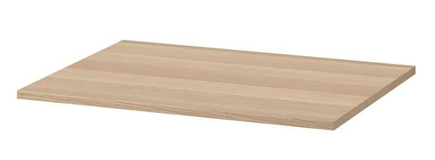 Półka, imitacja dębu bejcowanego na biało Komplement z Ikea