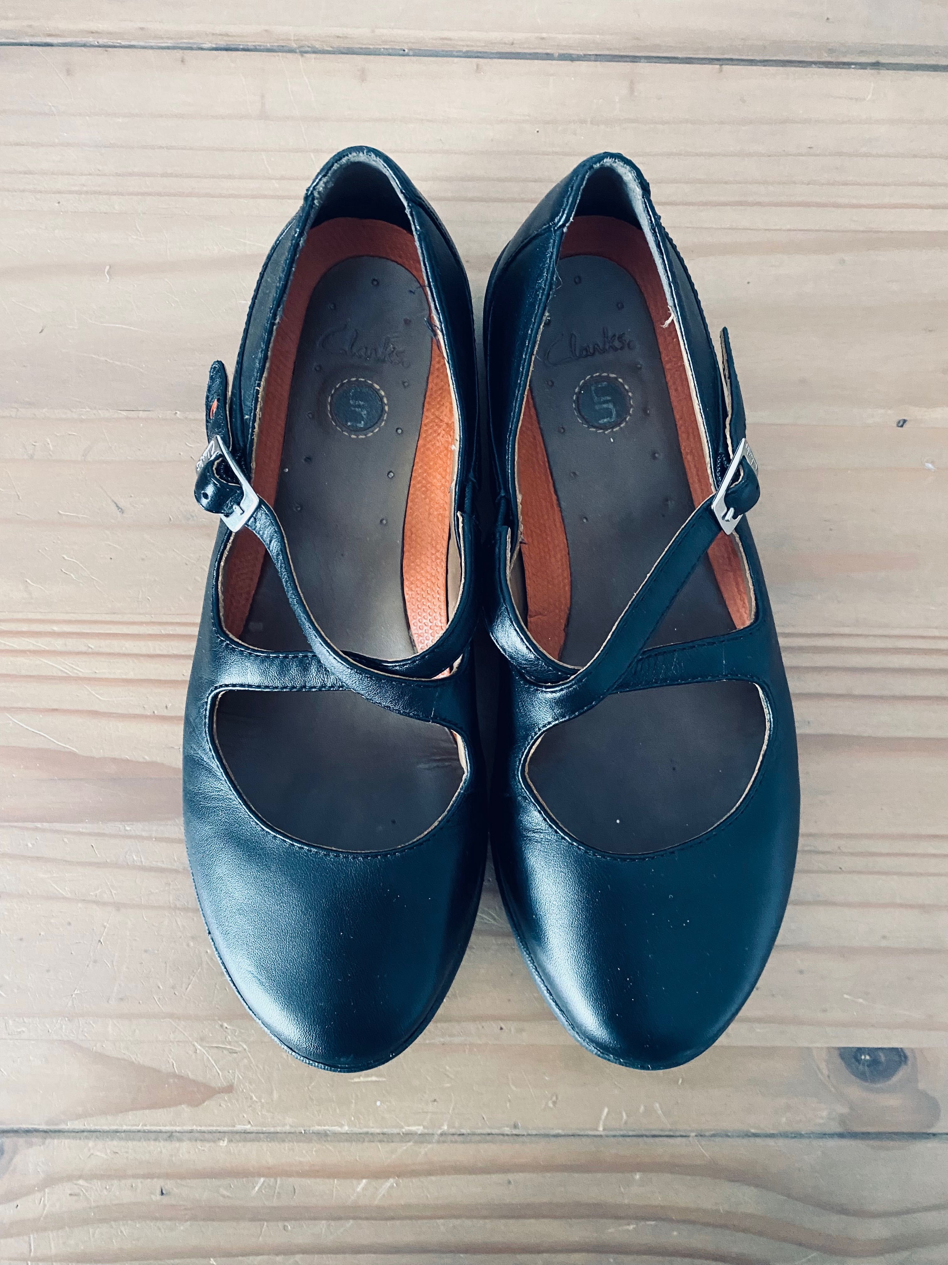 Baletki Clarks, rozmiar 38