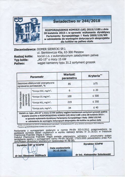 --> KOCIOŁ na ekogroszek 15kw 140m2 PIEC z podajnikiem 5 klasa