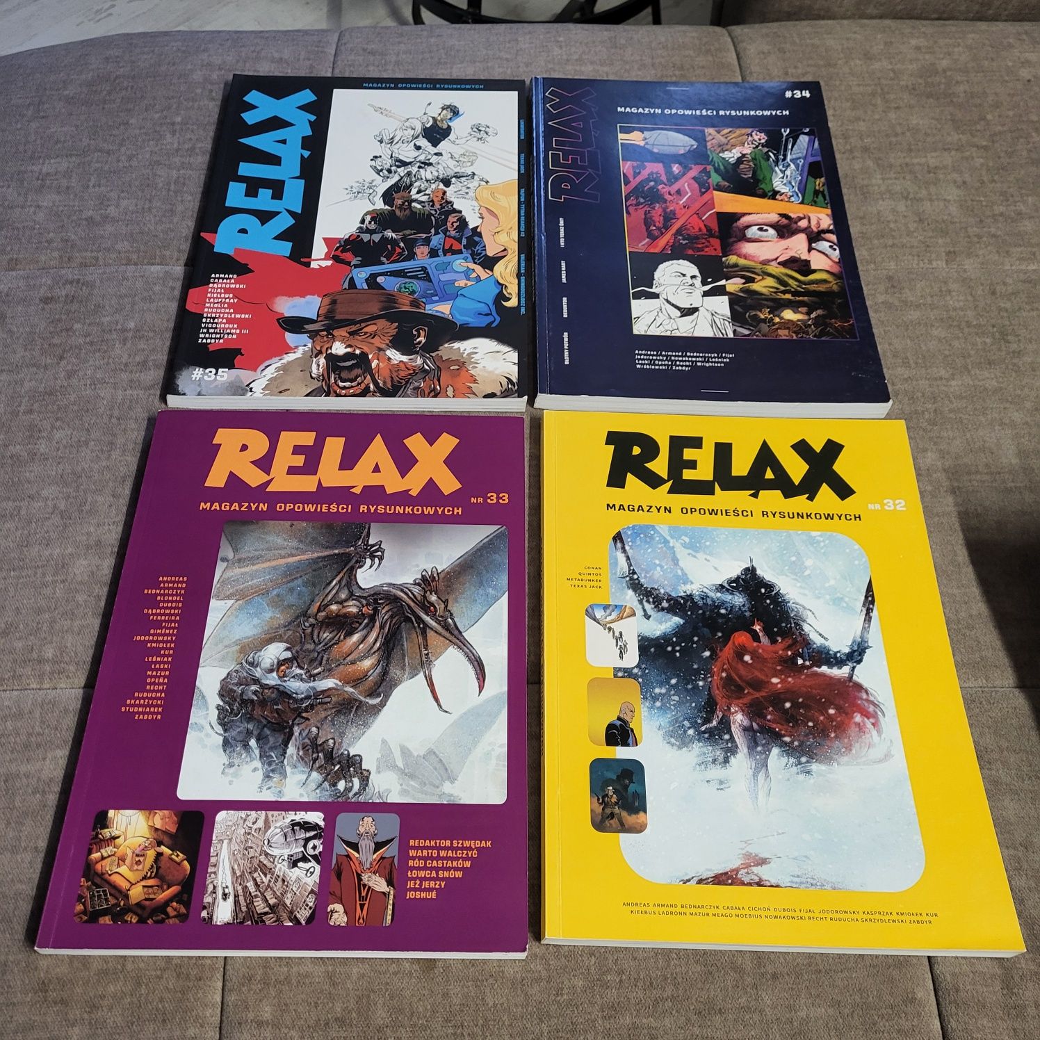 Relax Magazyn opowieści rysunkowych PolishComicArt Labrum nr 32-41