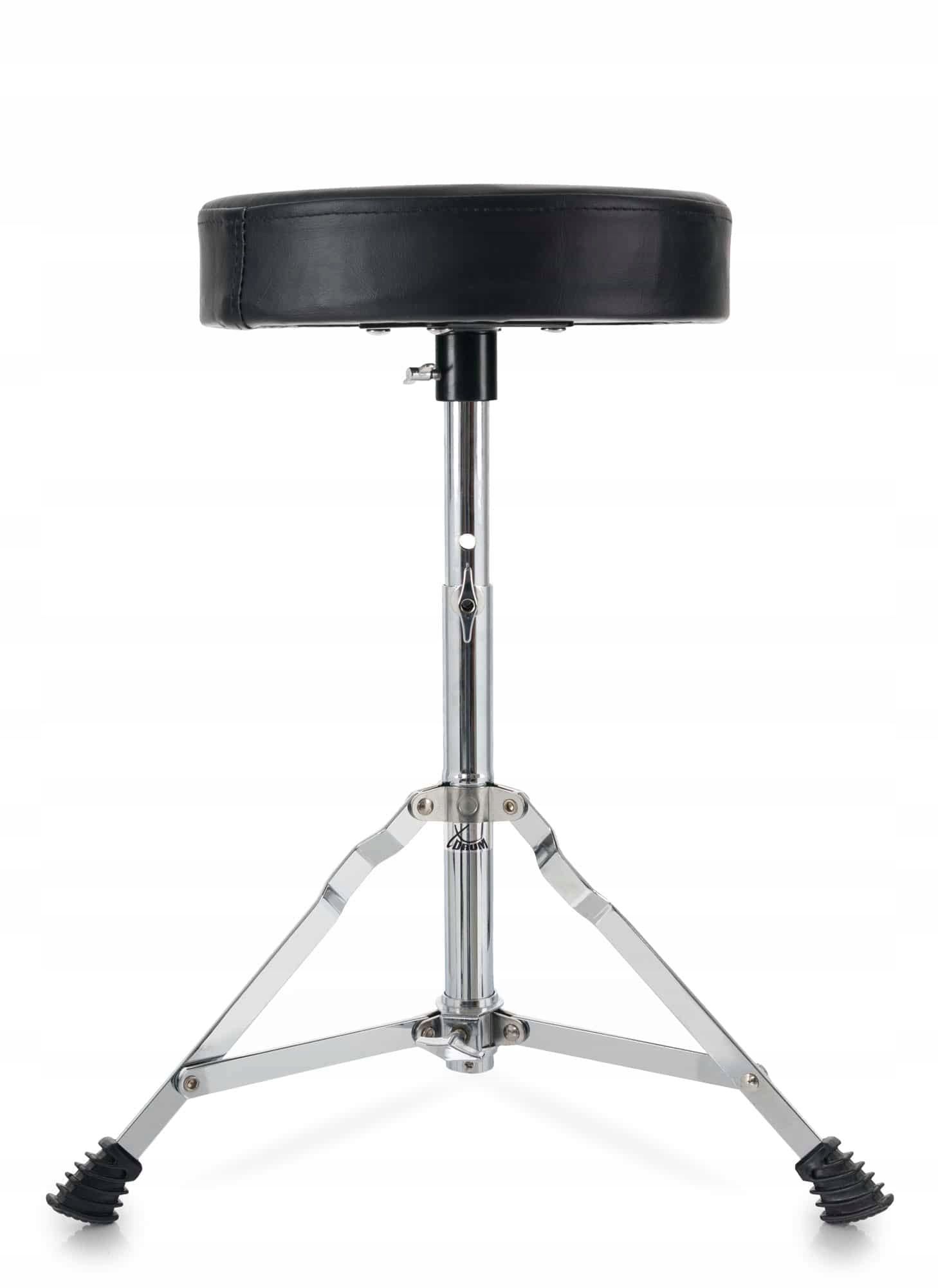 Xdrum Semi Stołek Perkusyjny|Regulacja Wysokości 50-62Cm| Czarny