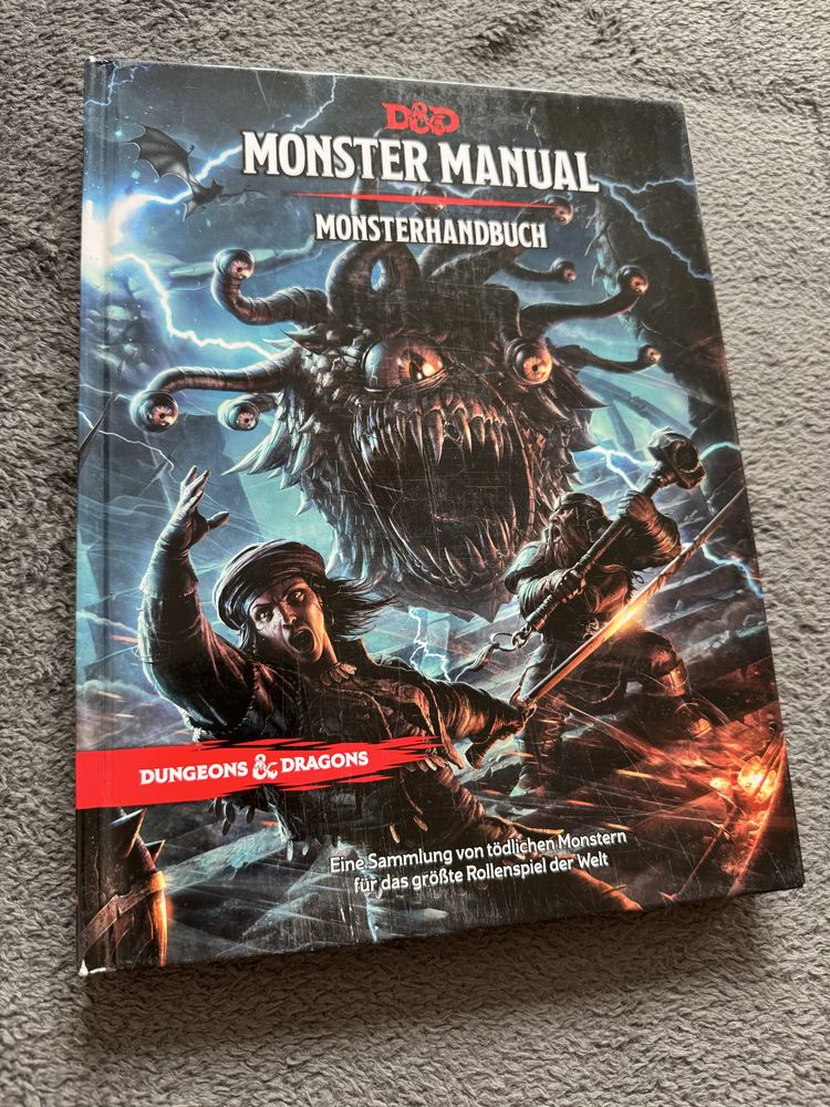 Dungeons and Dragons player’s handbook i monster manual