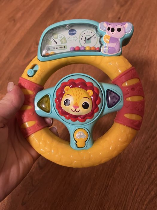 Руль кермо vtech розвиваюча інтерактивна іграшка на коляску