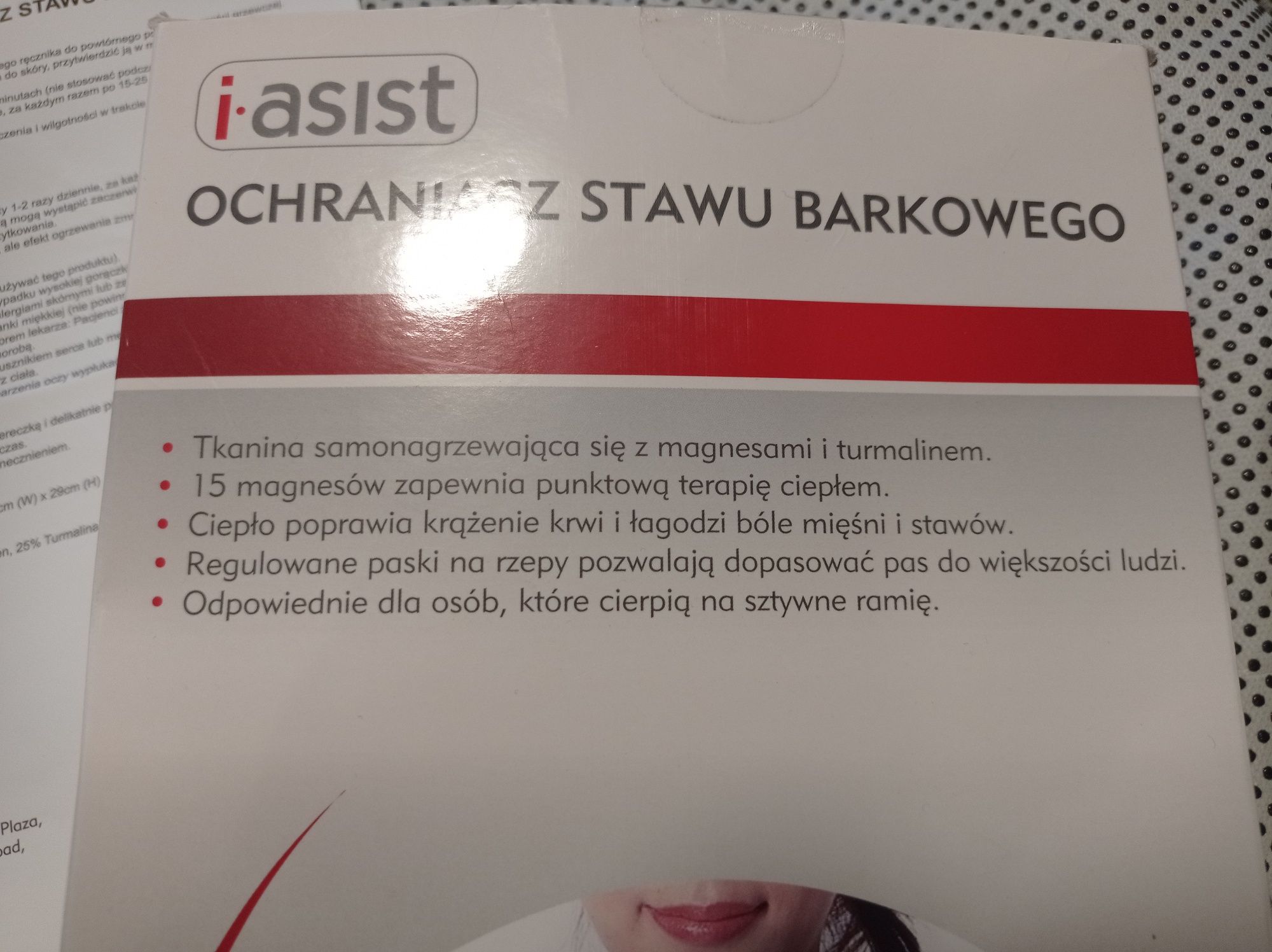 Ochraniacz stawu barkowego  z magnesami i turmalinem