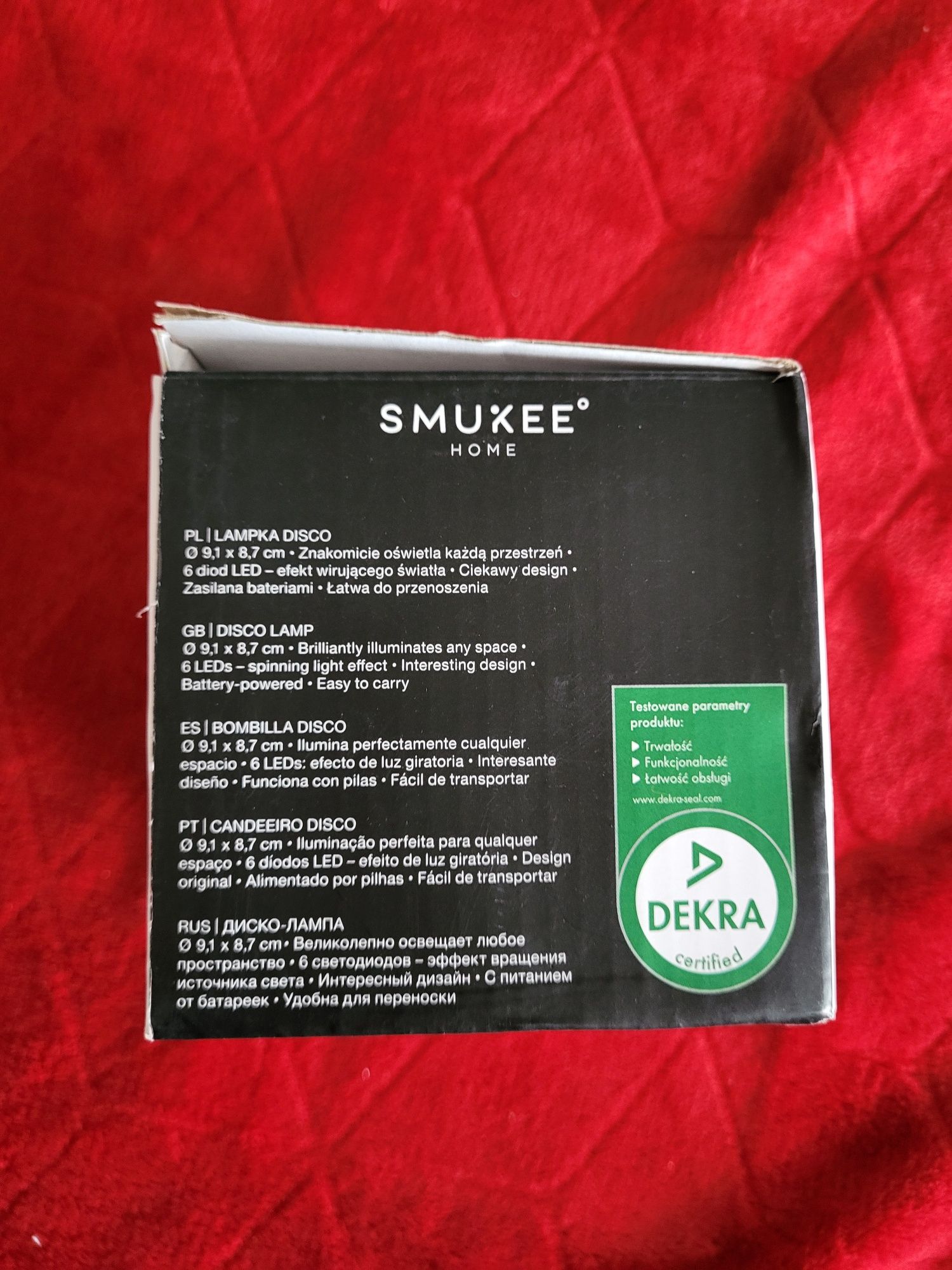 Lampka disco Smukee