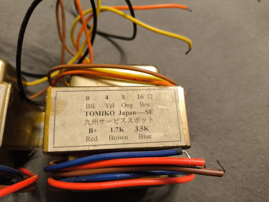 Transformatory glosnikowe SE Tomiko japan do singla