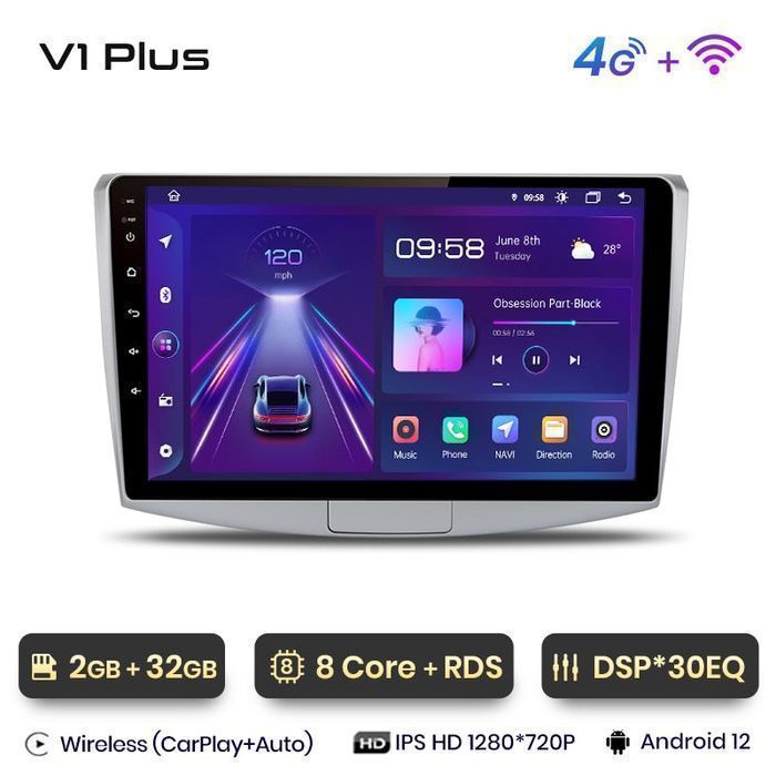 Radio nawigacja VW Passat B6 B7 CC Android Carplay 2GB 32GB + 8 core